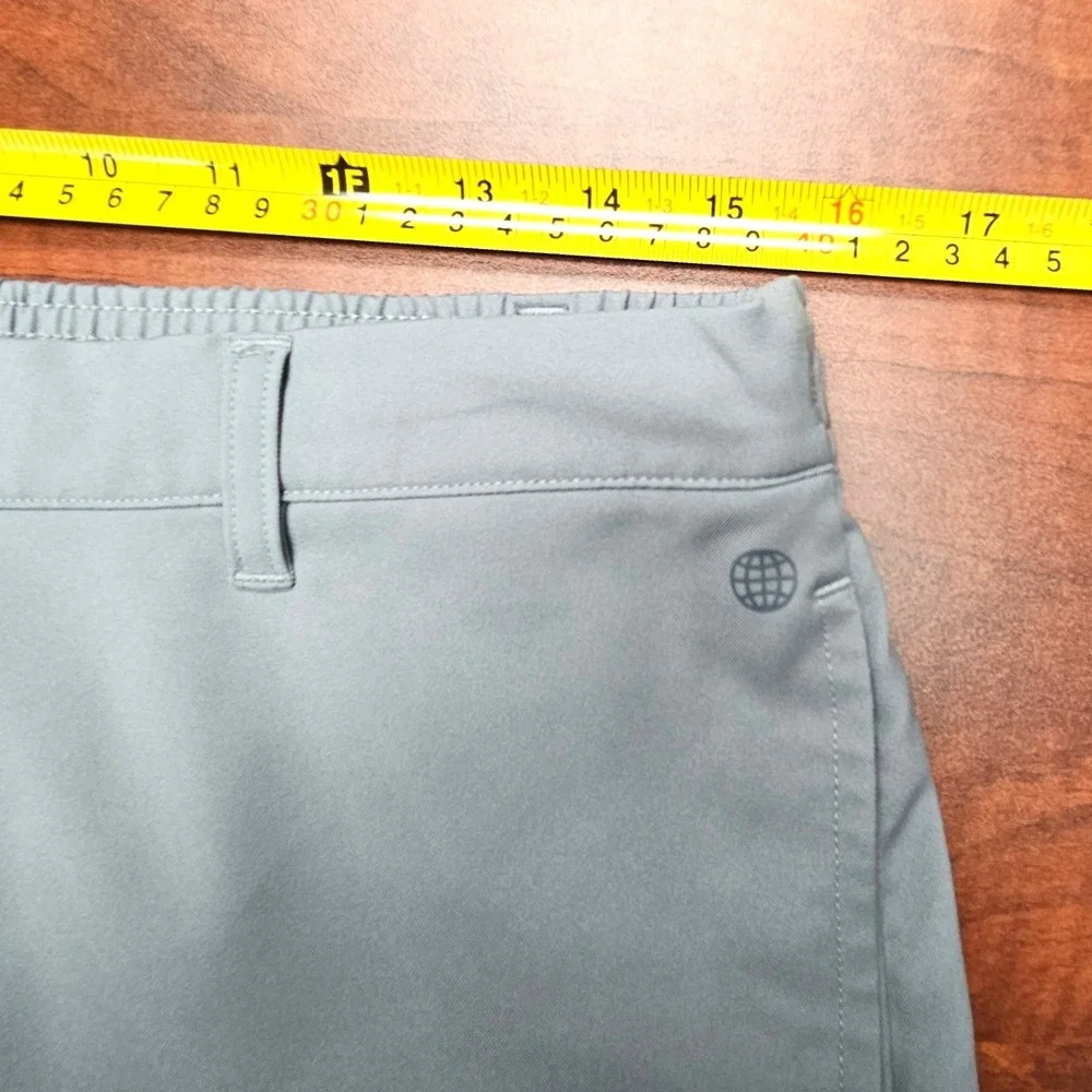 adidas Golf Shorts Mens 32 Gray Drawstring Stretch Performance Lightweight‎